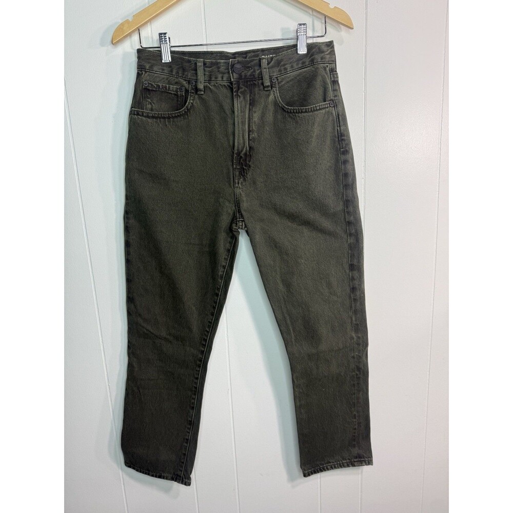 Outerknown Women’s 27 Jeans Green Straight Leg Denim SEA Pants